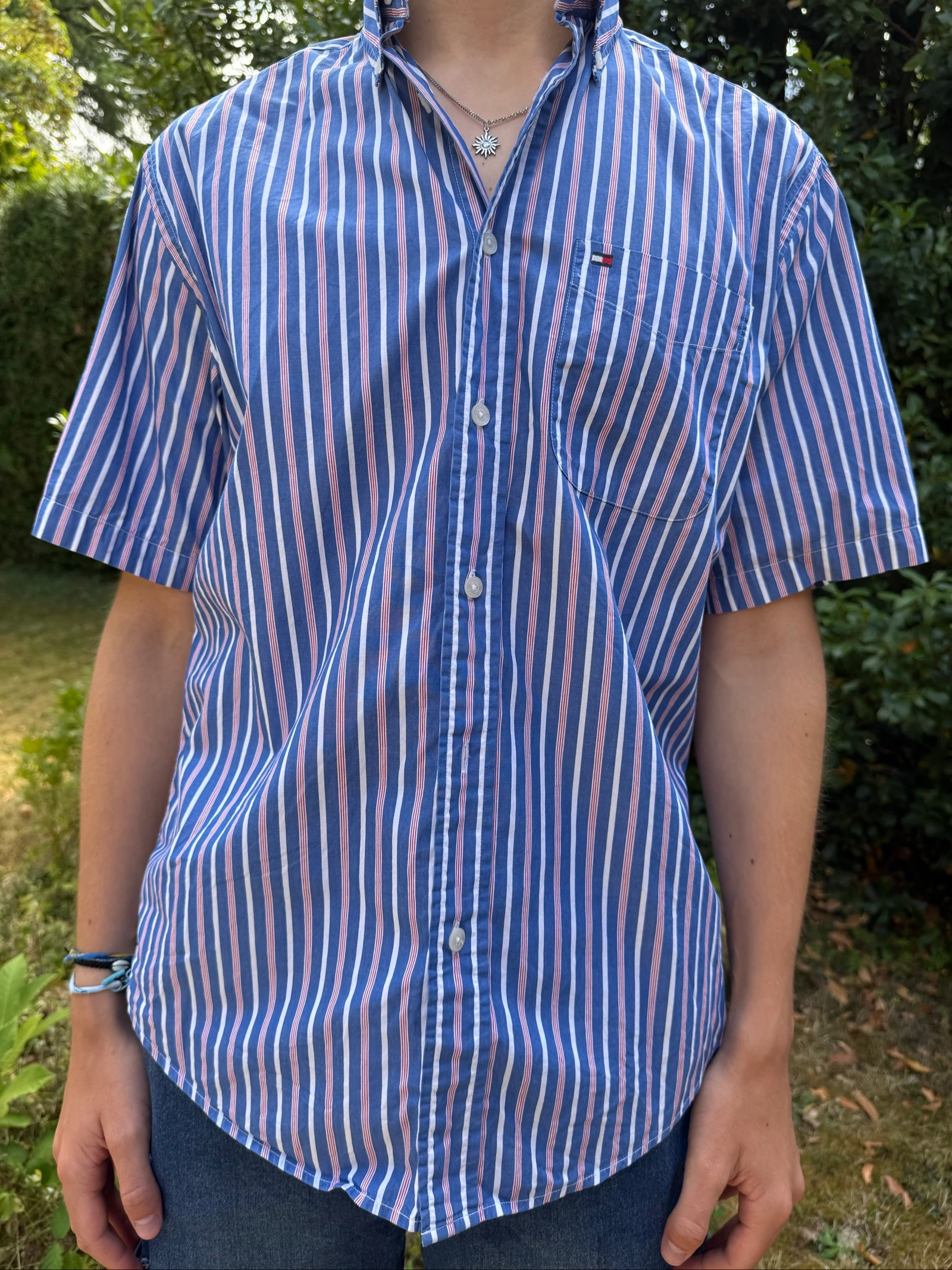 Tommy Hilfiger, camisa de manga corta, hombre, talla S/M – photo 2